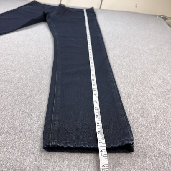 J. Lindeberg Jeans Mens 34x34 Damien Black Ink Mid-Rise Skinny Dark Wash Denim - Picture 13 of 15